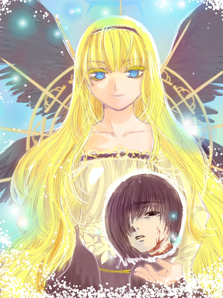 crook mofus and goddess alice  drawn by asato